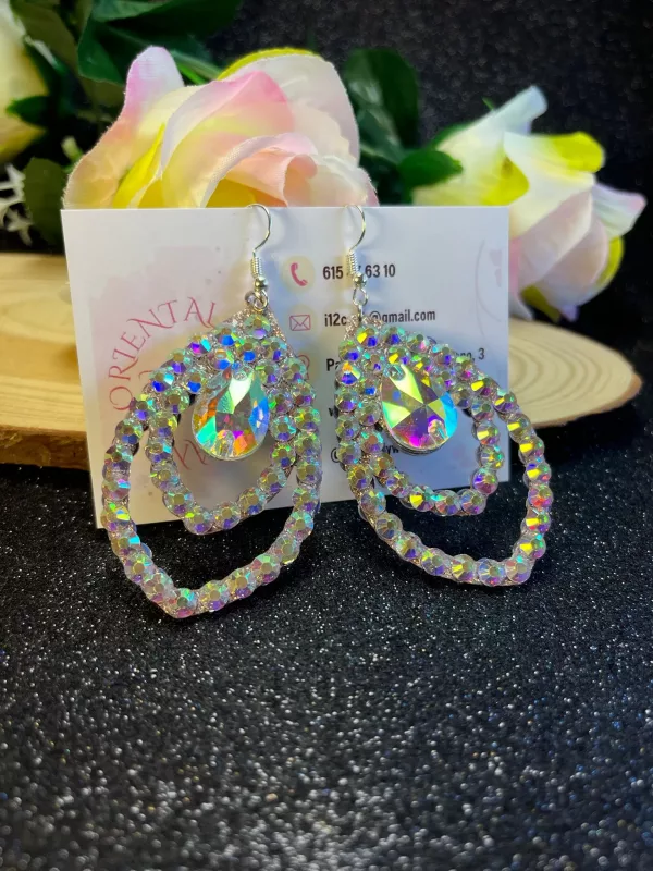 Pendientes shinestone