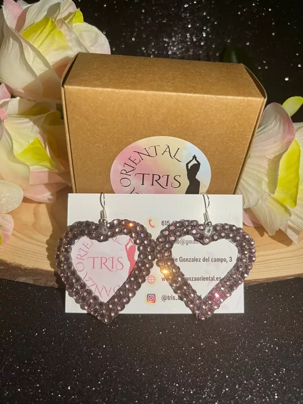 Pendientes corazón